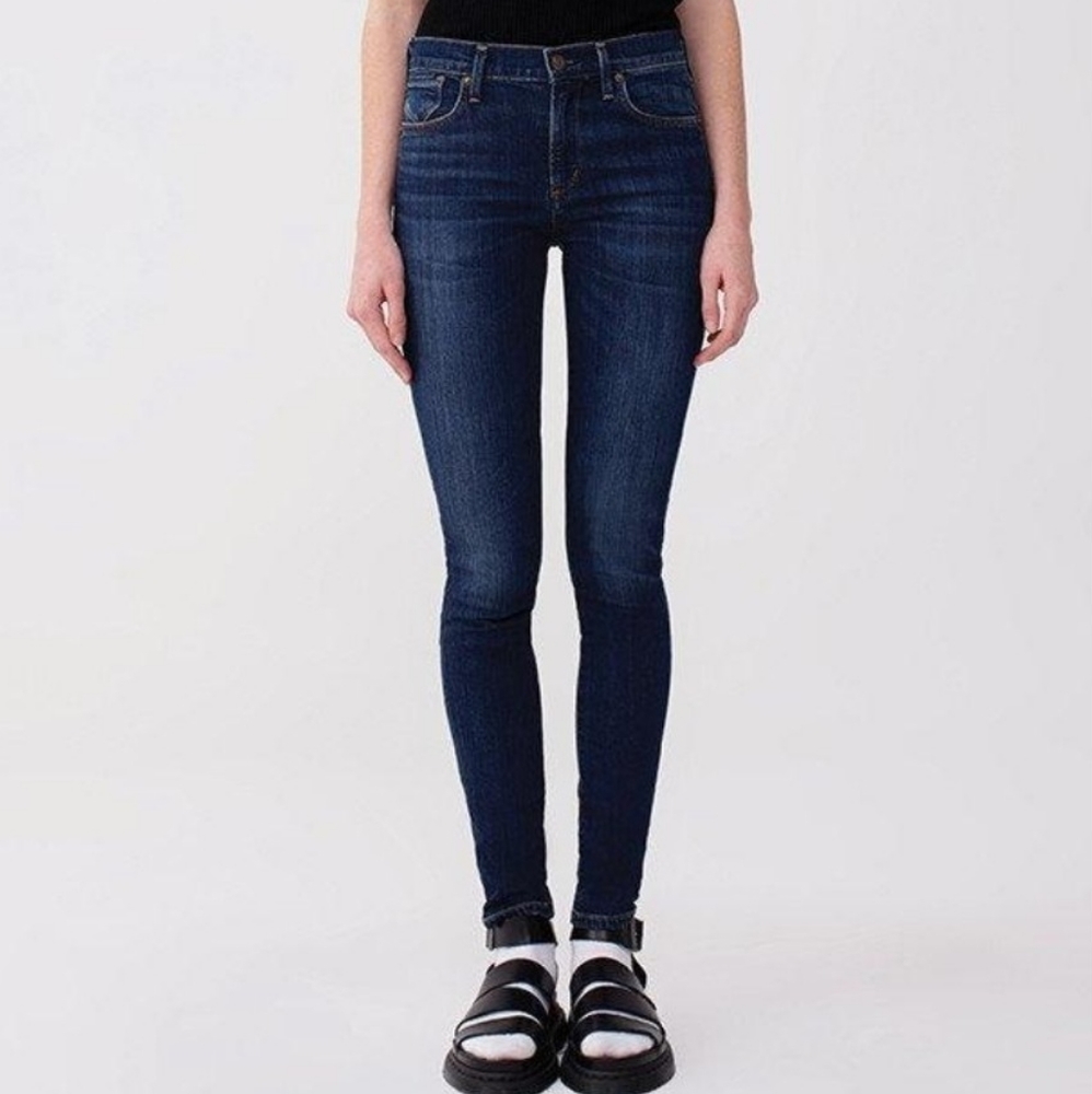 AGOLDE Sophie Hi Rise Skinny Jeans Womens Size 25 Chamberlain Dark Wash Classic